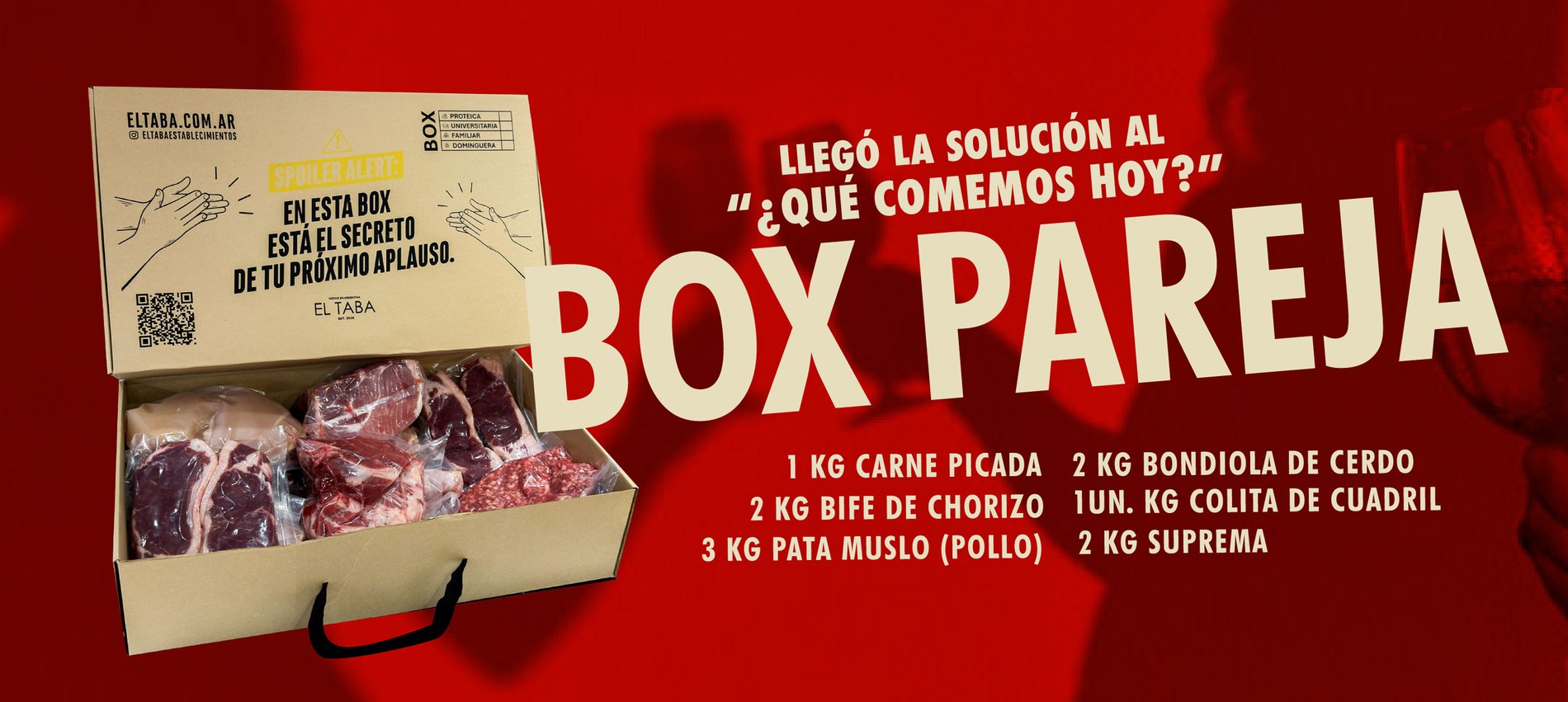 Box Pareja — llegó la solución al ¿qué comemos hoy?